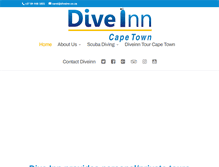 Tablet Screenshot of diveinn.co.za